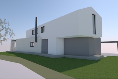 Poreč, okolica, Moderna vila s bazenom na mirnoj lokaciji, 16 km od mora