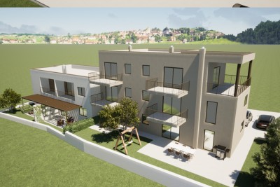 Poreč, okolica, Stan na 1. katu novogradnje, 3 km od mora