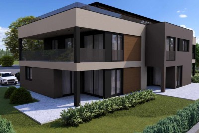 Poreč, okolica, Luksuzni stan na 1. katu, 4 km od mora