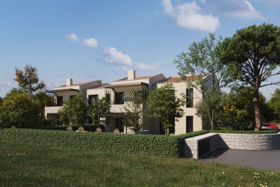 Poreč, okolica, Luksuzni stan na 1. katu s tri spavaće sobe i vrtom, 3 km od mora