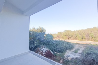 Poreč, okolica, Stan v prvem nadstropju z dvema spalnicama in pogledom na morje