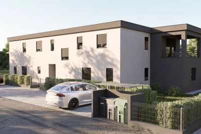 Moderne 3-Zimmer-Wohnung im Neubau mit Meerblick!