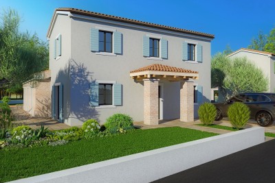 Poreč, okolica, Prekrasna willa z basenem i widokiem na morze, 8 km od morza