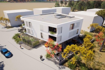 Umag, uža okolica, Luxusní byt v 1. patře novostavby, 2 km od moře