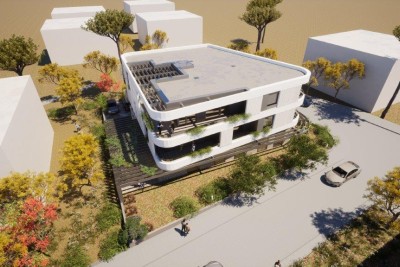 Umag, uža okolica, Luxusní byt v 1. patře novostavby, 2 km od moře