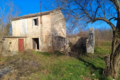 Poreč, Umgebung, Steinernes Haus mit Grundstück zur Renovierung in ruhiger Lage
