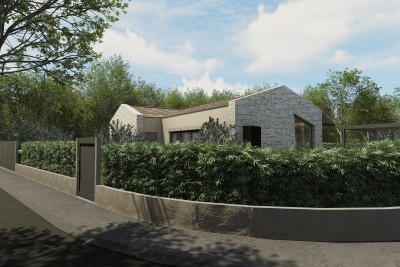 Poreč, dintorni, Casa di design moderno con piscina a 4 km dal mare