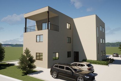 Poreč, okolica, Stan na 1. katu novogradnje, 3 km od mora