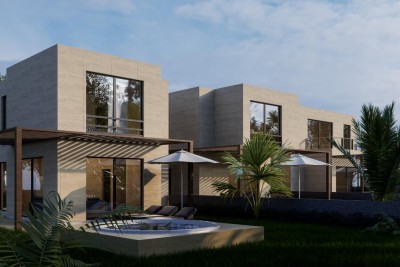 Poreč, dintorni, Casa alla fine della fila con tre camere da letto, 12 km dal mare