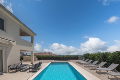 Poreč, Sveti Lovreč, Dom z basenem s pogledom na morje, 12 km od morja