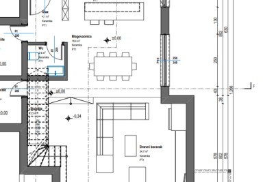 Poreč, okolí, Dům na konci řady se třemi ložnicemi a bazénem, 12 km od moře