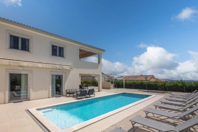 Poreč, Sveti Lovreč, Dom z basenem s pogledom na morje, 12 km od morja