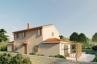 Poreč, okolica, Samostojeća kuća u izgradnji na predivnoj lokaciji