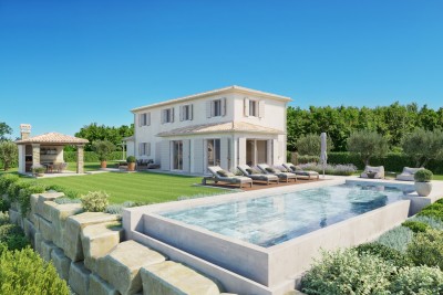 Grožnjan, okolica, Prekrasna vila s panoramskim pogledom na more i prirodu, 12 km od mora