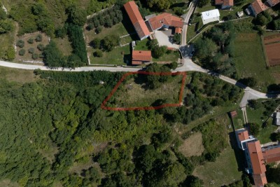 Poreč, okolica, Građevinsko zemljište s građevinskom dozvolom, 15 km od mora