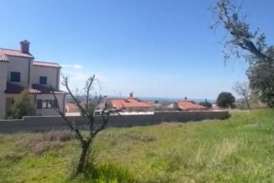 Poreč, okolica, Građevinsko zemljište s panoramskim pogledom na more