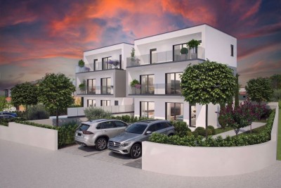 Poreč, dintorni, Casa doppia con vista panoramica sul mare