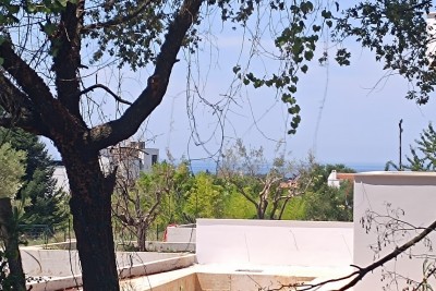 Poreč, nearby area, Building land with a sea view, 1.5 km from the sea