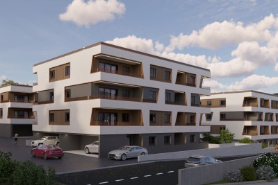 Moderní byt v přízemí novostavby, 800 m od moře – Poreč