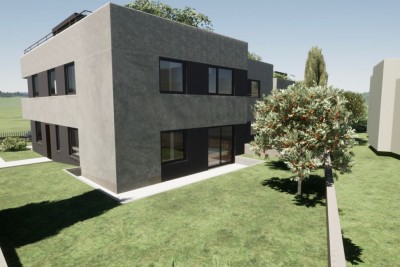 Poreč, Uža okolica, Luksuzno stanovanje v pritličju s svojim vrtom, 1500 m od morja