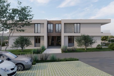 Rovinj, okolica, Stan u prizemlju s vrtom, 10 km od mora