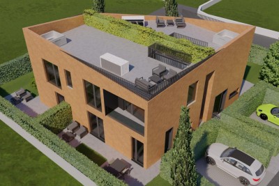 Poreč, okolica, Stan u prizemlju s jednom spavaćom sobom i vrtom, 3 km od mora