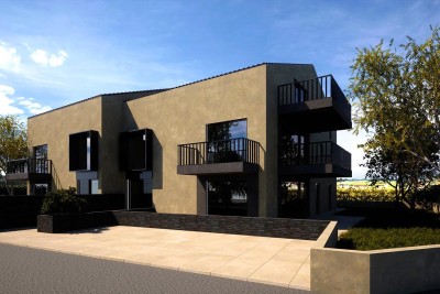 Poreč, Vrsar, okolica, Luksuzni stan u prizemlju s vrtom, 500 m od mora