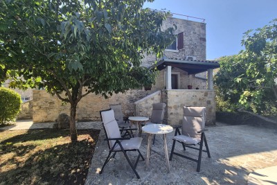 Originales istrisches Steinhaus mit Swimmingpool, umgeben von viel Grün!