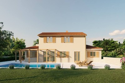 Poreč, okolica, Samostojeća kuća u izgradnji na predivnoj lokaciji