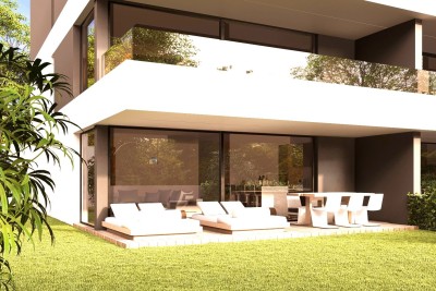 Poreč, Umgebung, Luxuriöses Penthouse mit Dachterrasse 2 km vom Meer entfernt