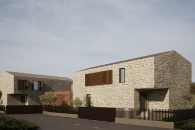 Poreč, Vižinada, okolí, Projekt na výstavbu 2 luxusních vil, 12 km od moře