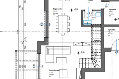 Poreč, okolica, Dom na końcu szeregu z trzema sypialniami, 12 km od morza