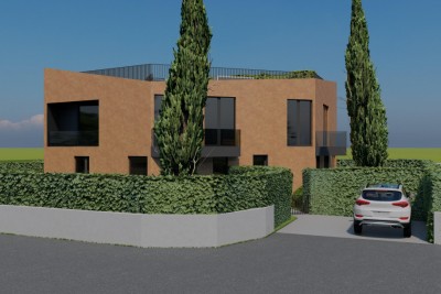 Poreč, okolica, Stan u prizemlju s jednom spavaćom sobom i vrtom, 3 km od mora